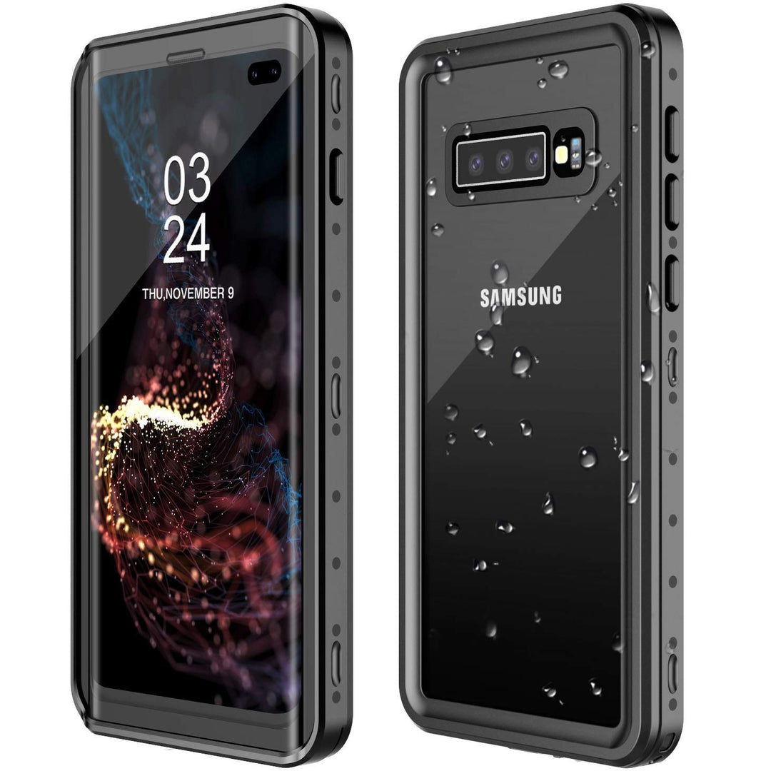 Samsung Galaxy S10 Plus Waterproof Case,S10 Plus Built in Screen Protector 360° Full Body Protective Shockproof Dirtproof Sandproof IP68 Underwater 6.4