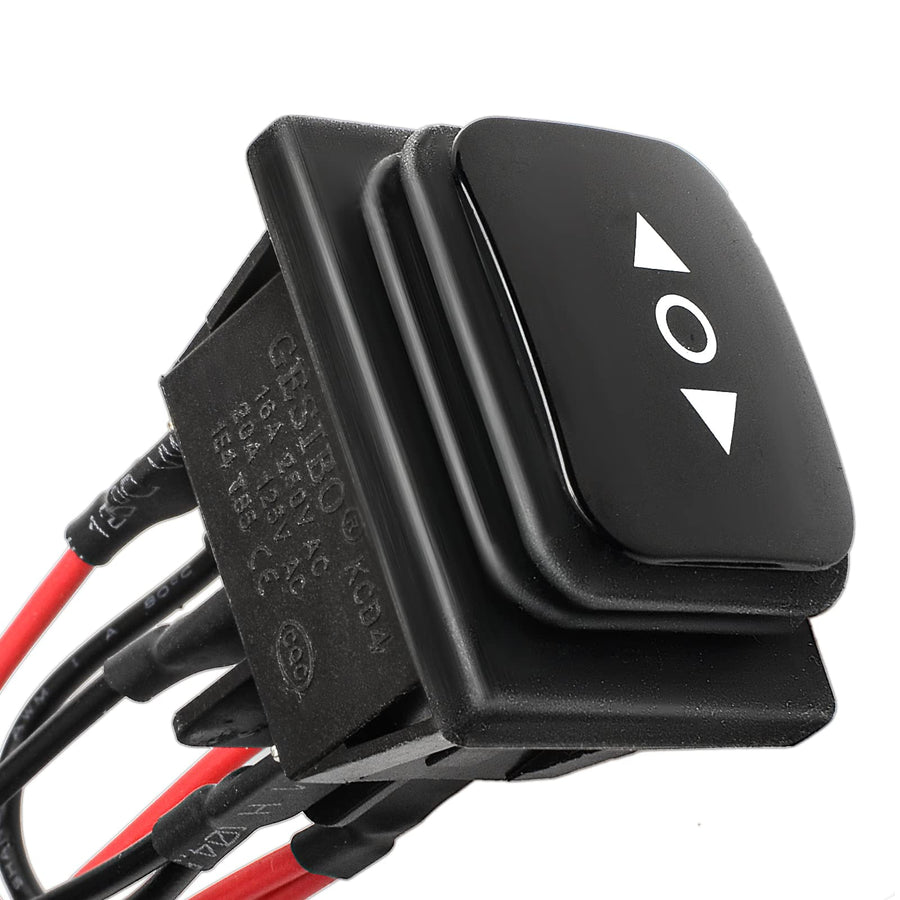 QTEATAK DC 12V 10A 6 Pin 3 Position (ON)-Off-(ON) AC 11