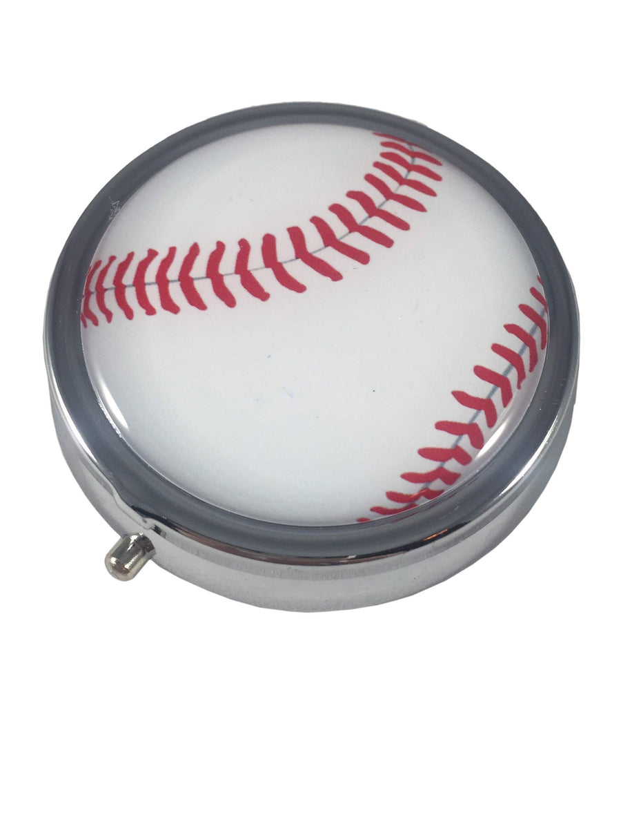 Baseball Three Section Small Pocket Purse Travel Medici