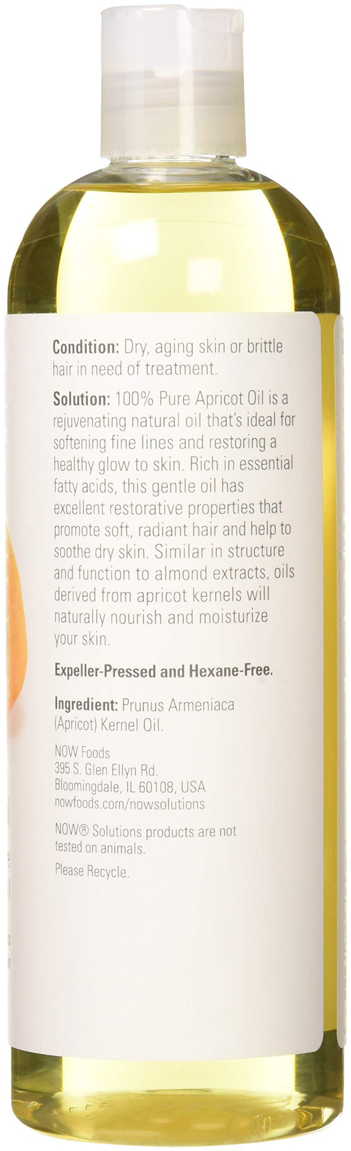 Now Foods Apricot Kernel Oil - 16 oz. (Edible) 2 pack