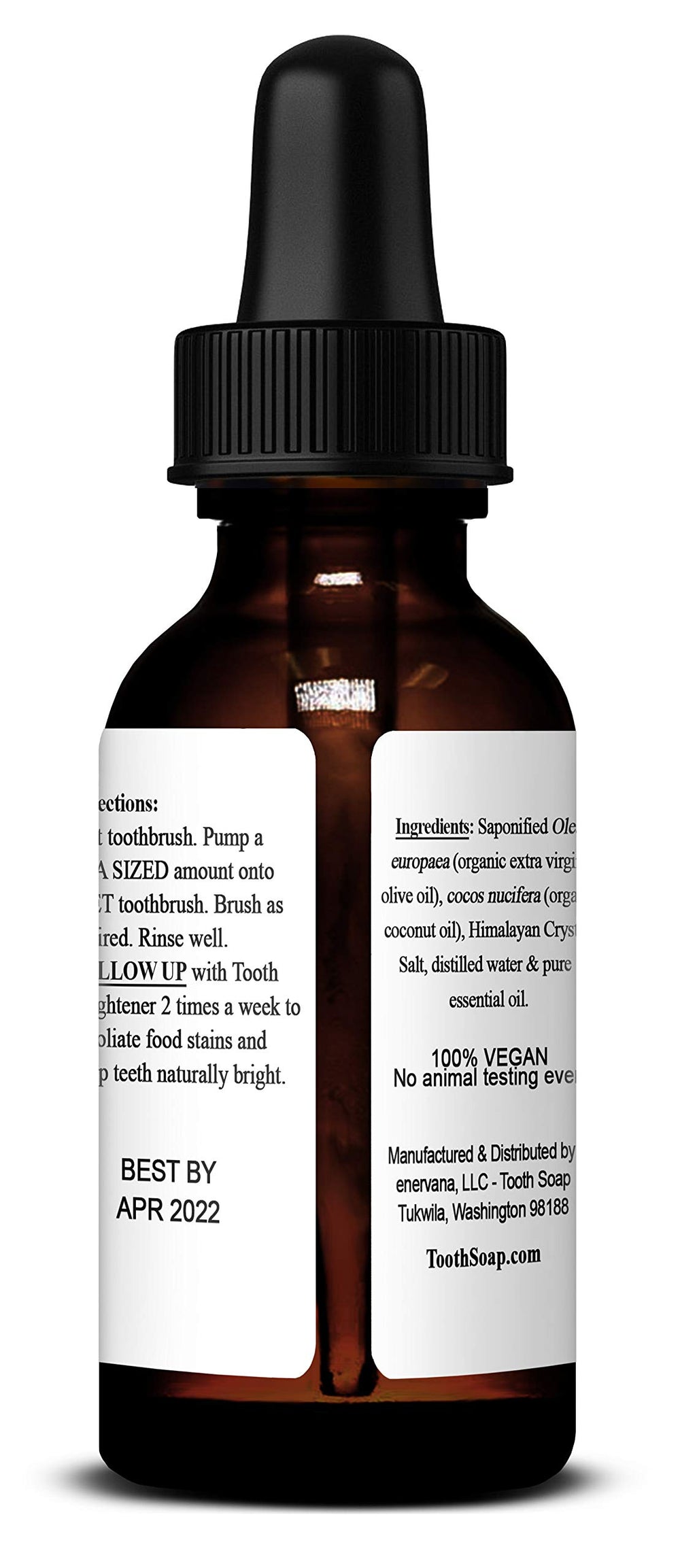 Natural & Organic Tooth Cleanser, Peppermint Gel, 1