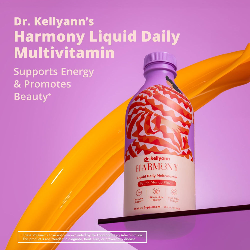 Harmony Liquid Multivitamin (28 fl oz) – Vegan Daily Vitamins for Men & Women, Non-GMO, Overall Health