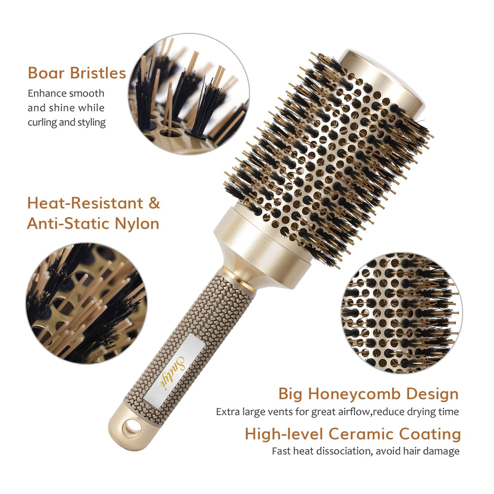 Round Brush for Blow Drying, Nano Thermal Ceramic &