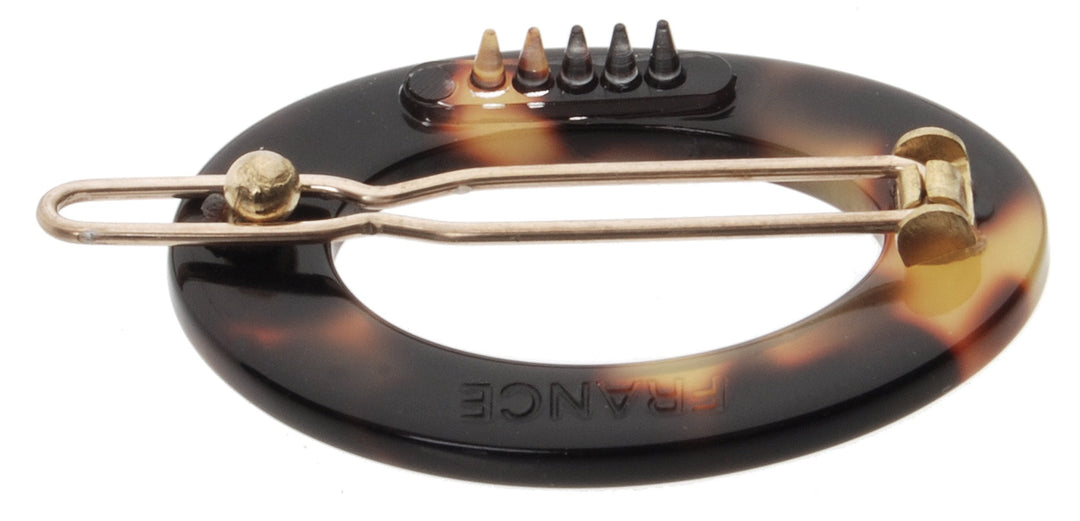 Tokyo : New Oval Cutout Tige Boule Barrette - Tokyo