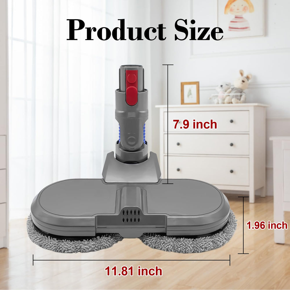 Electric Cleaner Head Compatible with Dyson V7 / V8 / V10 / V11 Stick Vacuum Sweeping Machine Wet and Dry Dual-use Suction headadaptation Cordless Vacuum Cleaner Attachment