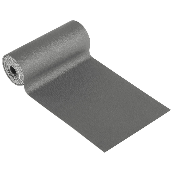 Leather Repair Patch for Furniture, 4 x 63 Self Adhesive Leather Repair Kit Vinyl Repair Tape for Car Seat Sofa Jackets Couches Chair Medium Grey