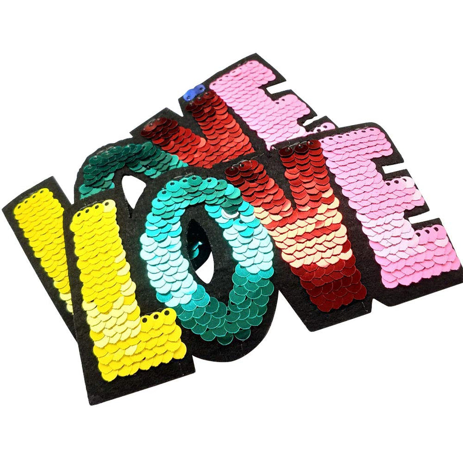 10pcs Love Heart Sew-on/Iron-on Patch Applique Clothes Dress Plant Hat Jeans Sewing Flowers Kid Applique Accessory (Love Heart 10pcs)
