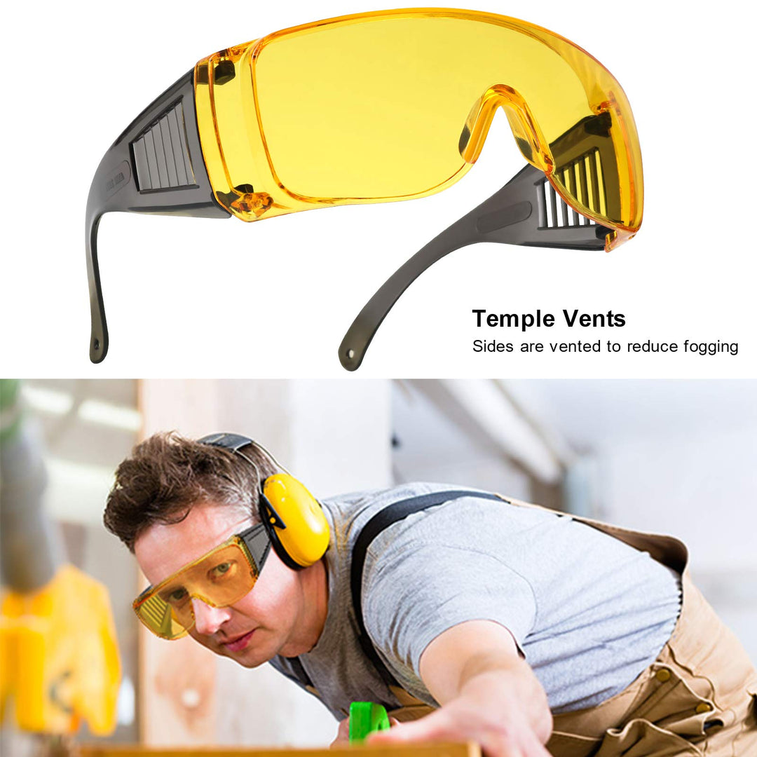 Shooting Glasses Over Eyeglasses, Anti Fog Eye Protecti