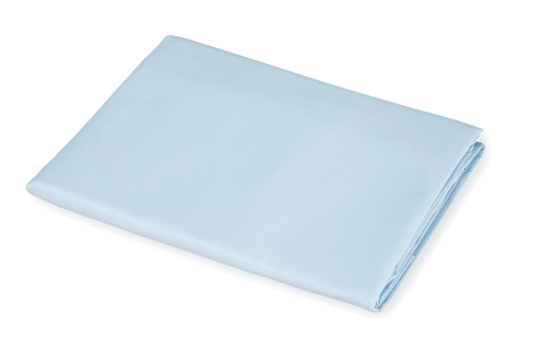 American Baby Company 100% Natural Cotton Percale Standard Daycare/Pre-School Cot Sheet, Blue, 23 x 51, Soft Breathable, for Boys and Girls