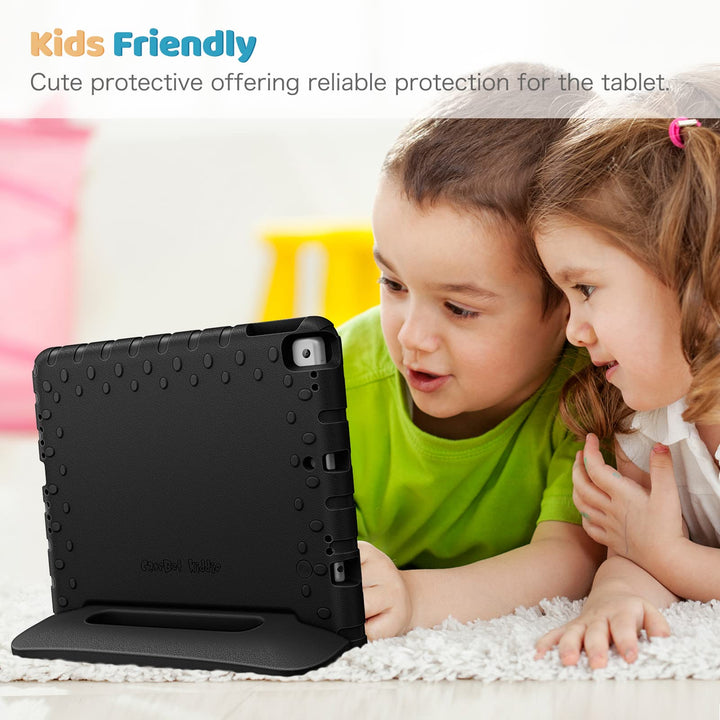 Kids Case for iPad 9th / 8th / 7th Generation (10.2 inch 2021/2020 / 2019 Model)- Shockproof Light Weight Handle Stand Case, Also Fit iPad Air 3 10.5 2019 &amp; iPad Pro 10.5 2017, Red