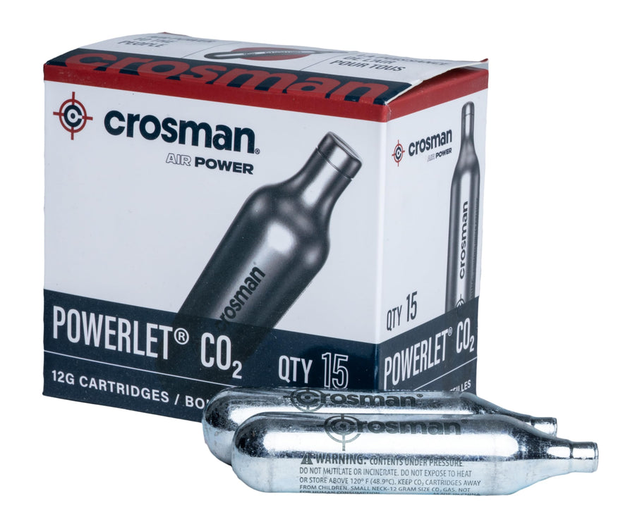 Crosman 15-Count CO2 Cartridges For Air Rifles And Air 