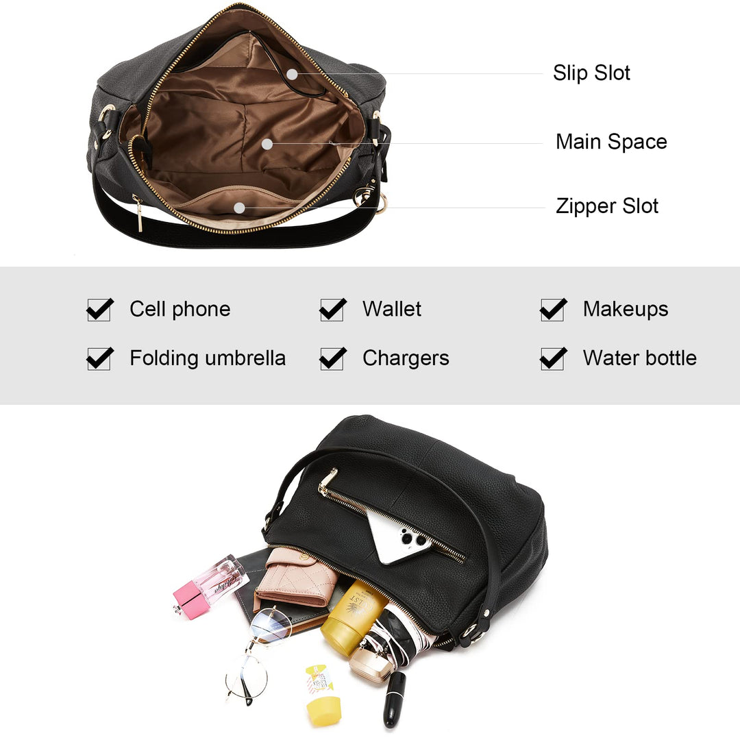 BOSTANTEN Purses for Women Vegan Leather Shoulder Bag D
