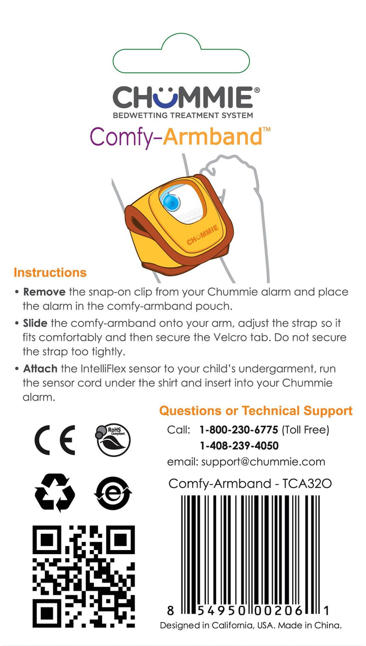 Chummie Comfy-Armband for Bedwetting Alarms – Patented 