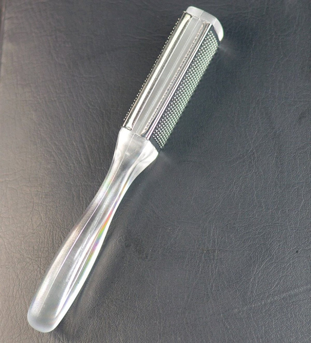 Pedicure Foot File Callus Rasp Scrubber Hard Dead Rough Skin Callus Remover Reducer 2 Sides Clear Handle