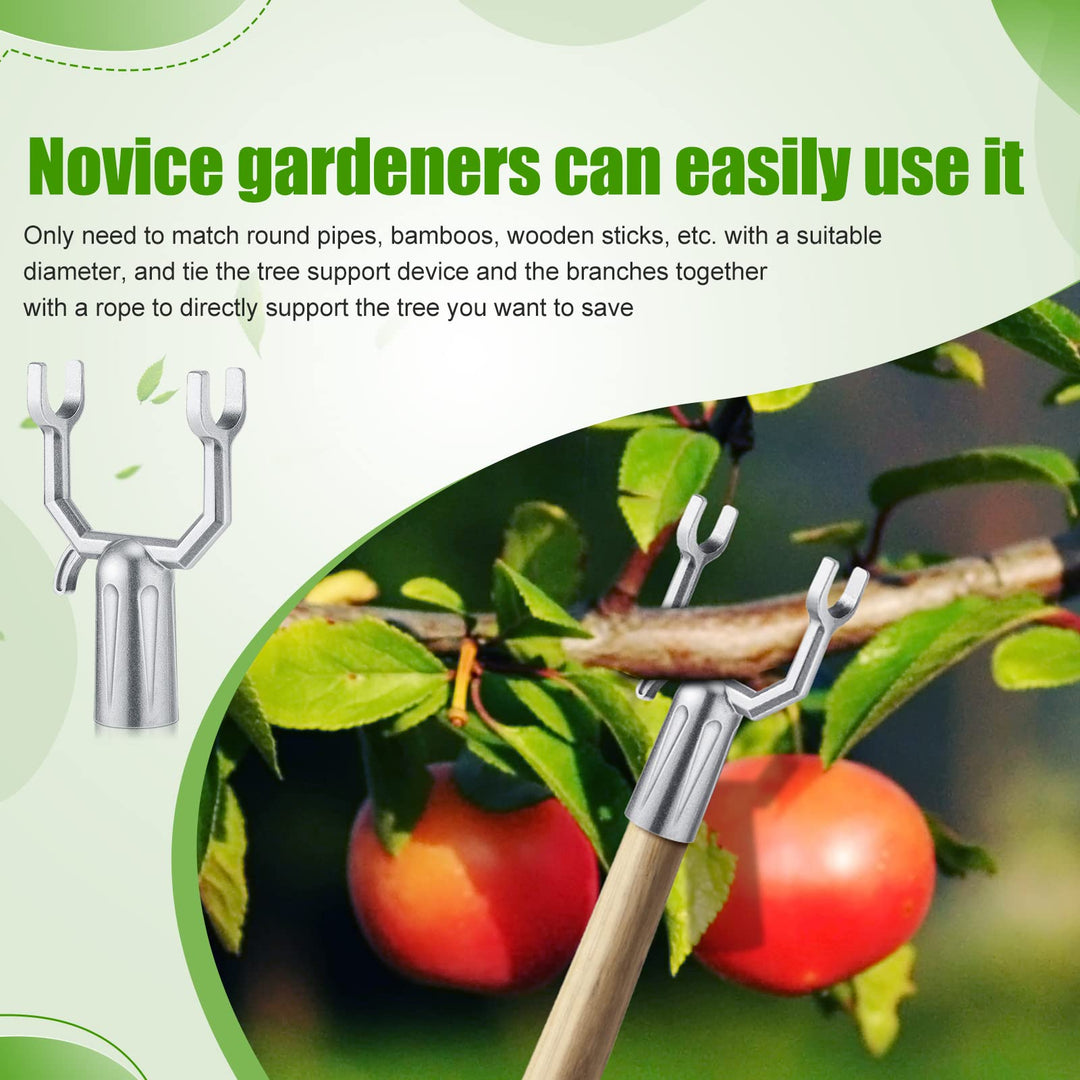 Metal Tree Branch Support Tree Brace Branch Crutch Tree Straightening Kit for Propping Up Fruited Tree Branches Vineyards Ornamental Gardens Orchards for 0.75 Inch Round Pipe