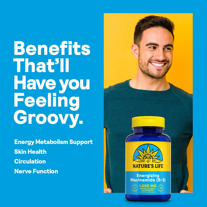 Nature&#39;s Life Energizing Niacinamide, Vitamin B