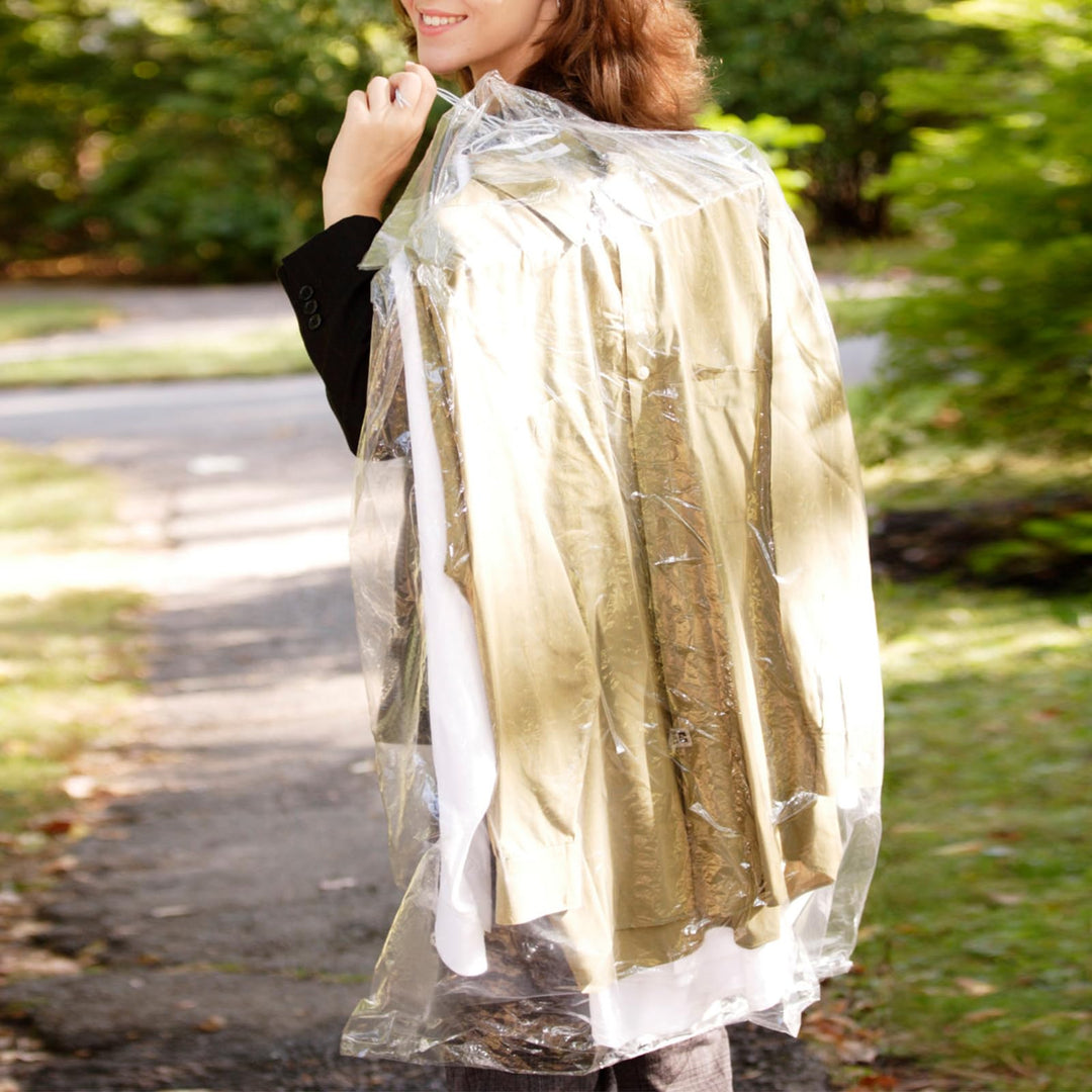 Cabilock 50 Pack Garment Bags for Hanging: Clothes Plas