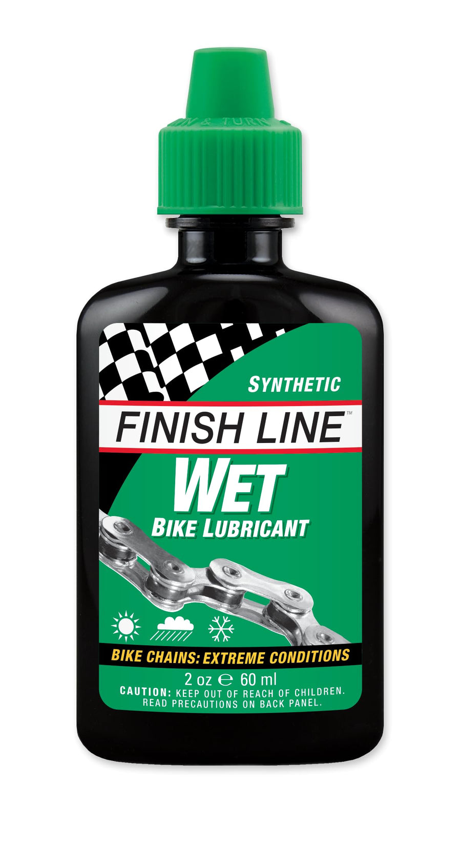 WET Bicycle Chain Lube 2oz Drip Squeeze Bottle