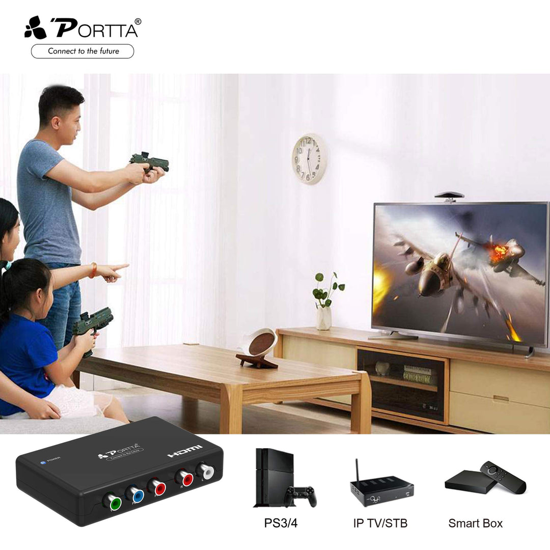 Portta HDMI to Component Converter, HDMI to YPbPr Adapt