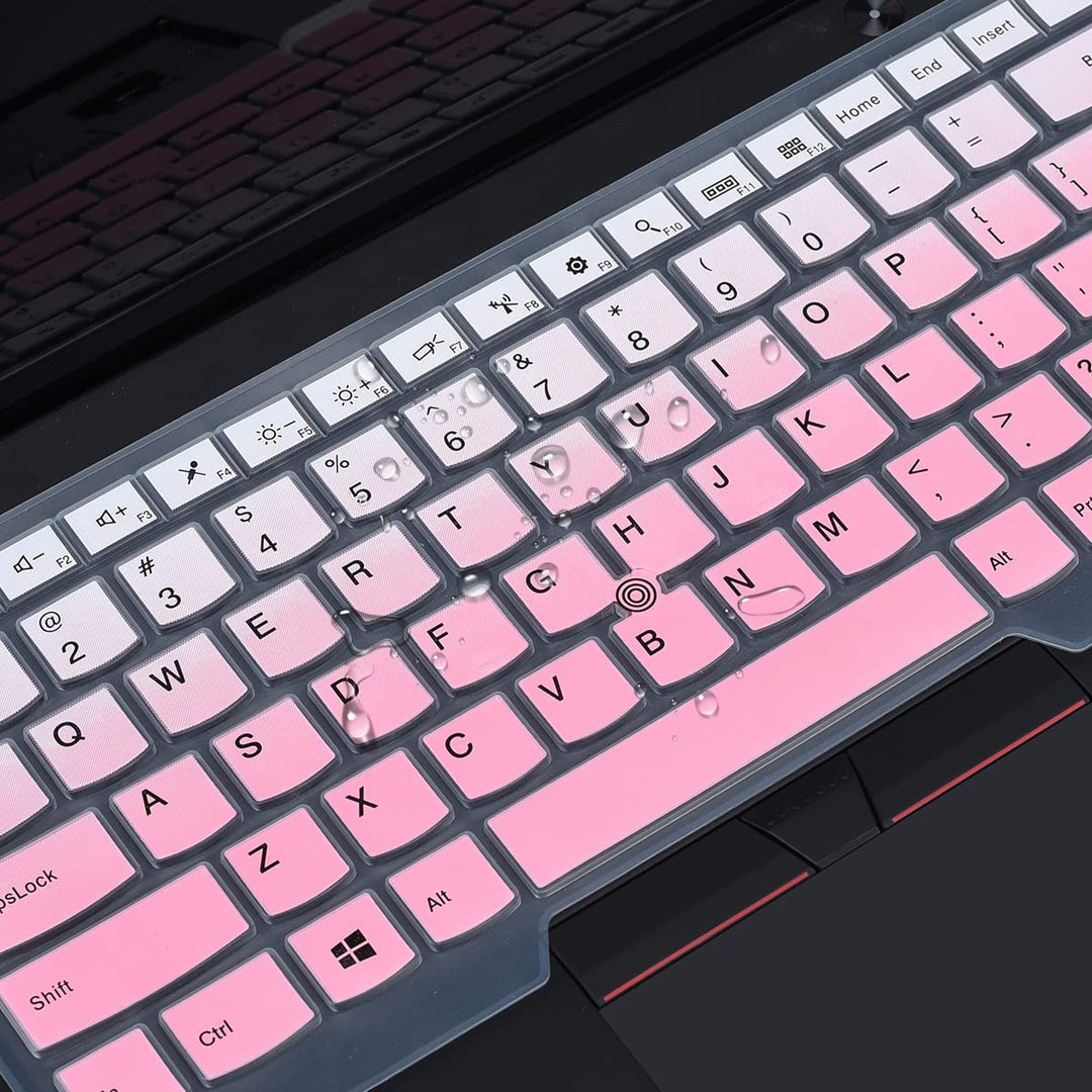 Keyboard Cover for 14 Thinkpad E14 Gen 4 3 2 1, T14 &amp; T14s Gen 2 1, L14 Gen 2 1, Thinkpad T490(s) T495(s) T480(s) T470(s), ThinkPad P14s, X1 Carbon 8th/7th/6th, Extreme Gen 3 2 1 Laptop - Black