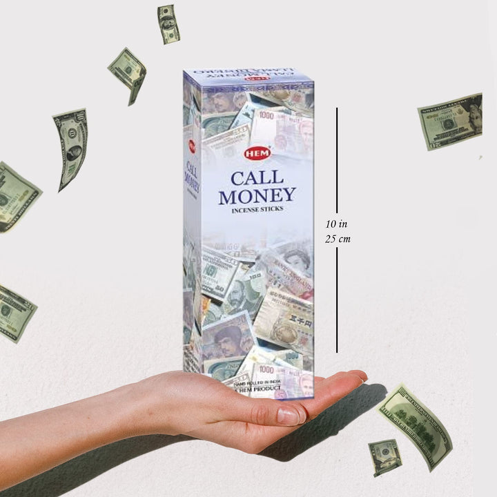 Call Money Hexa Incense Stick, 6packs X 20 Sticks= 120 Sticks
