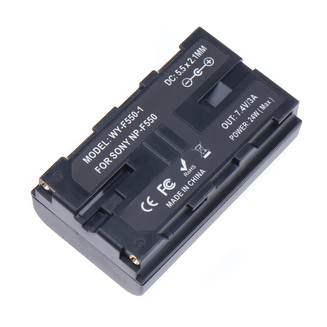 Hersmay NP-F550 Dummy Battery 2DC to D-Tap B Type &