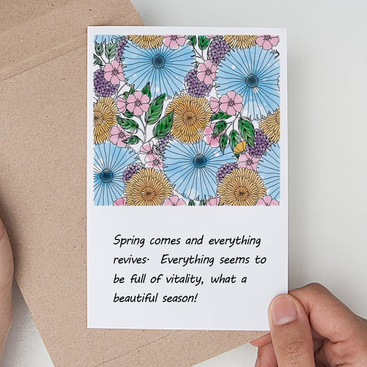 Leaves Flowers Background Clear Stamps for Card Making 