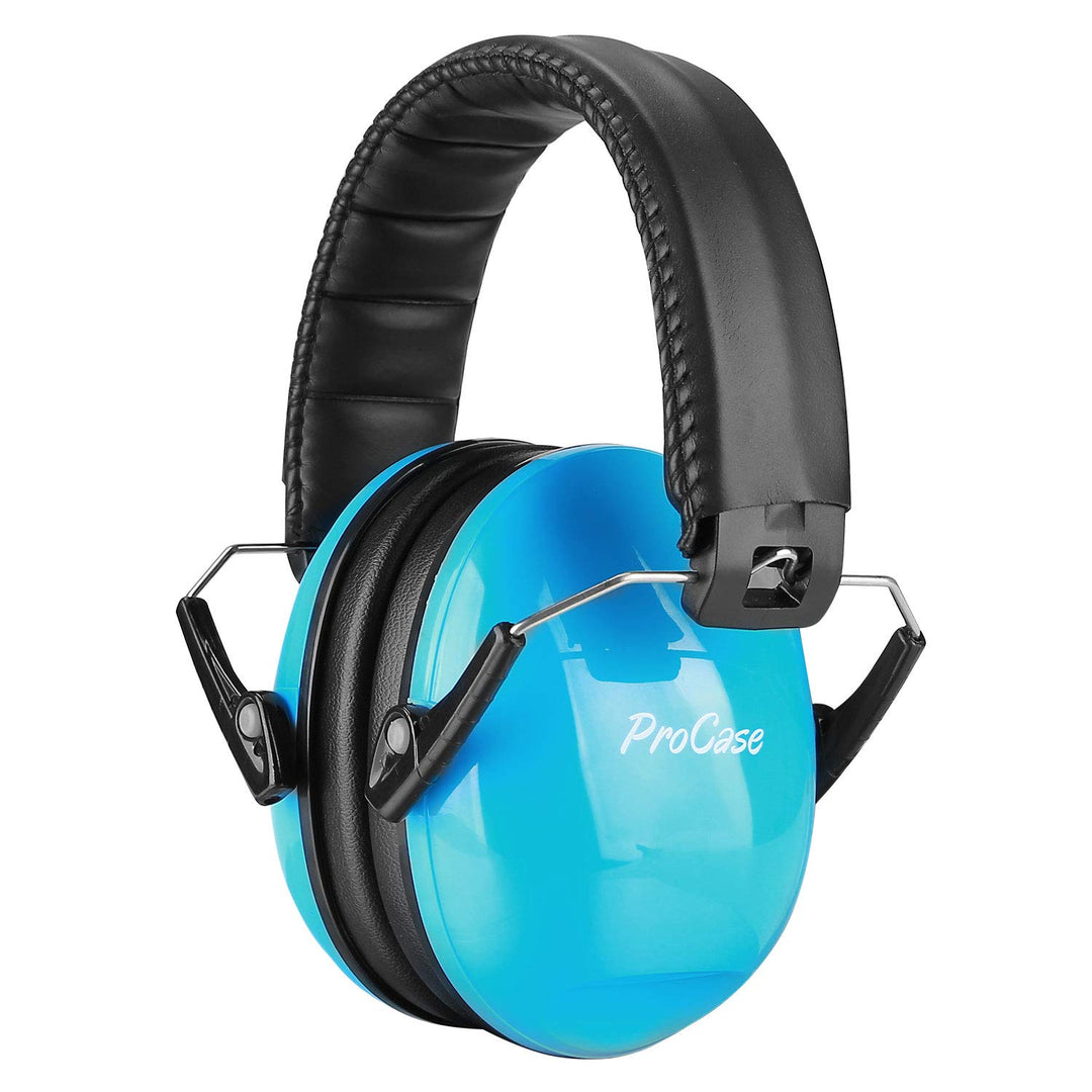 ProCase Noise Cancelling Headphones for Kids Toddler, SNR 27dB Noise Reduction Ear Muffs, Kids Ear Protection for Fireworks Autism, Sensory Headphones for Autistic Kids -Blue