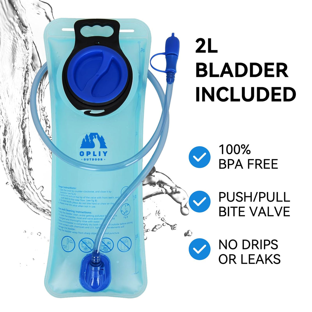 Hydration Pack,Hydration Backpack with 2L Hydration Bla