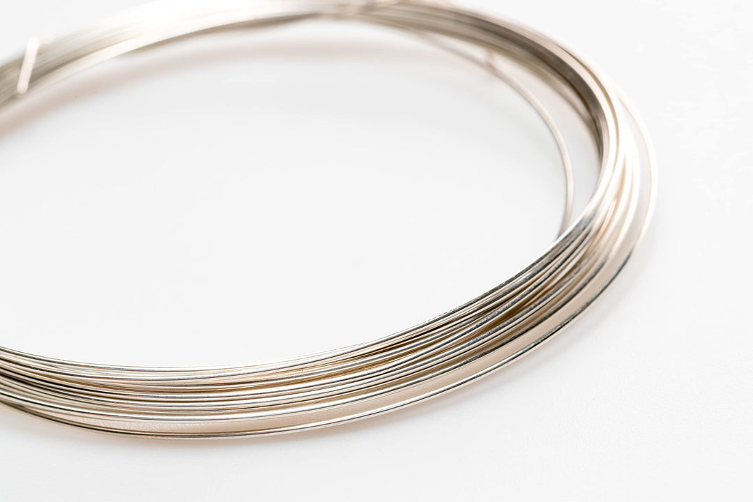 20 Gauge, 925 Sterling Silver Wire (Round) Half Hard Made in USA - 5FT