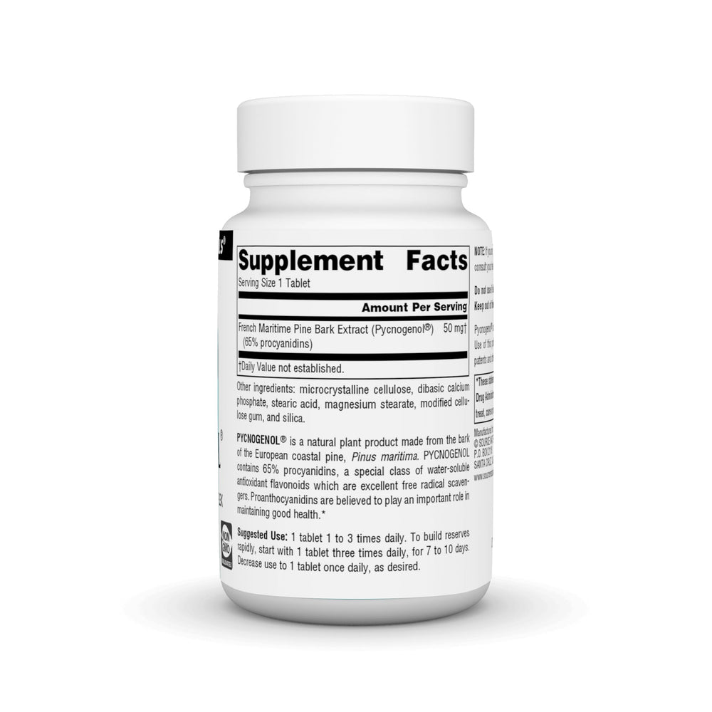 Pycnogenol 50 mg Proanthocyanidin Complex - 120 Tablets