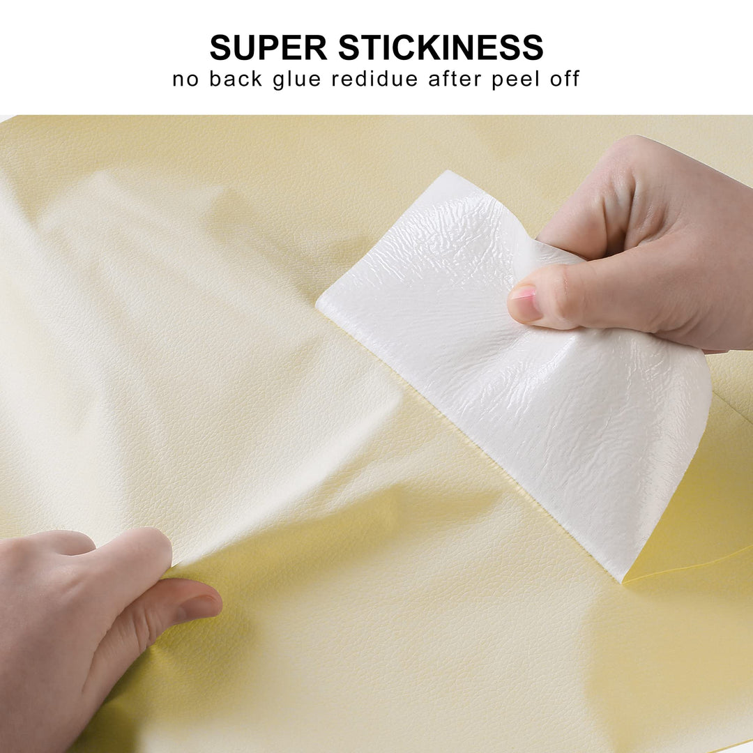 Leather Repair Patch for Furniture, 16 x 63Leather Repair Tape self Adhesive,Leather Repair Patch for car seat couches Sofa Jackets Handbags Beige