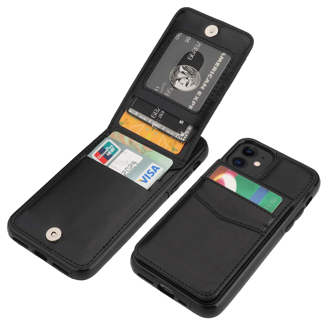 KIHUWEY Compatible with iPhone 11 Case Wallet with Cred
