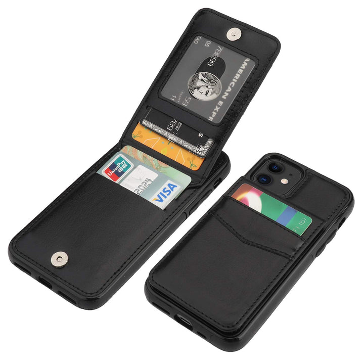KIHUWEY Compatible with iPhone 11 Case Wallet with Cred