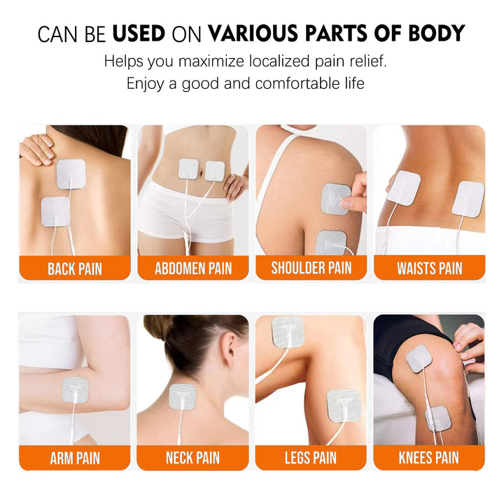24PCS TENS Unit Replacement Pads 2X2, Reusable Tens Pad
