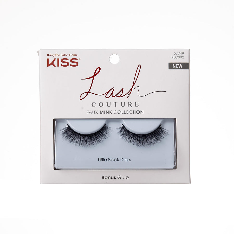 Kiss Lash Couture Faux Mink Little Black Dress