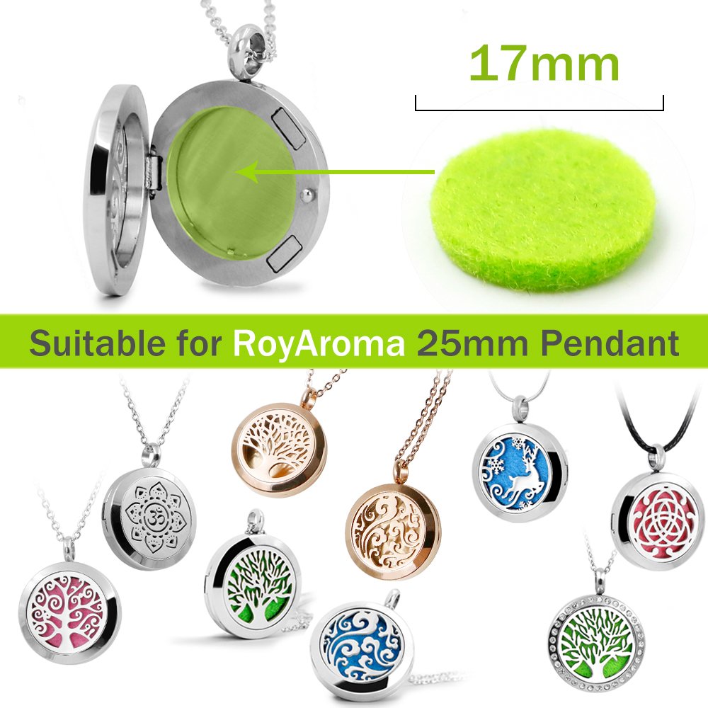 RoyAroma 17mm (2/3 inch) Replacement Felt Pads(48 Piece