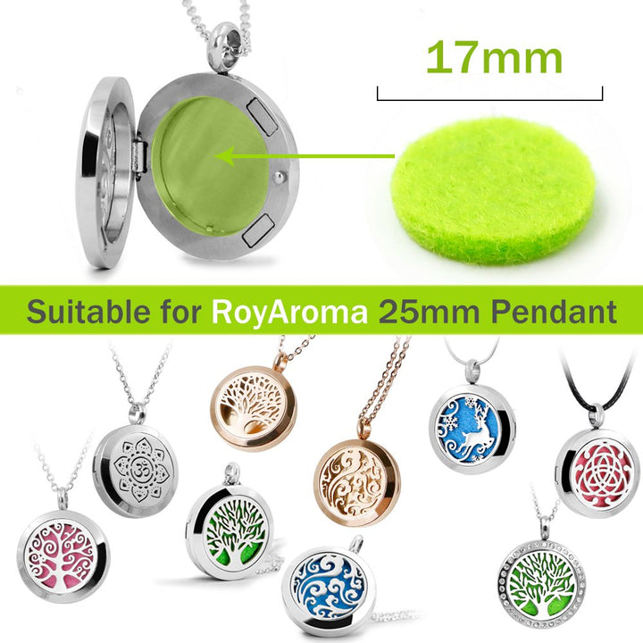 RoyAroma 17mm (2/3 inch) Replacement Felt Pads(48 Piece