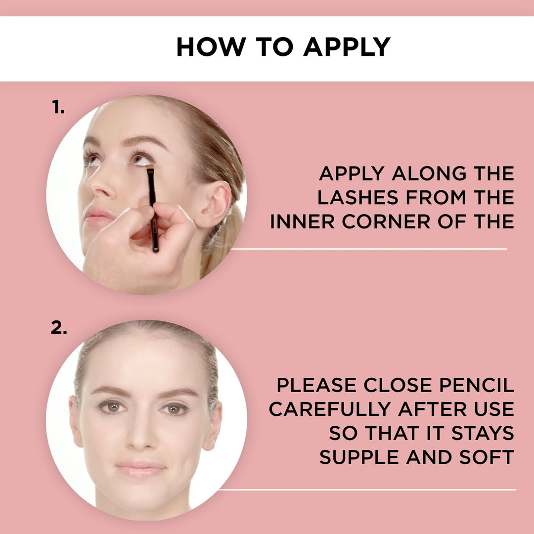 AD Soft Waterproof Eye Liner Number 10, Black