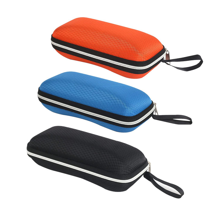 Unisex Semi-Hard Shell Sunglasses/Eyeglasses Cases(3 Pack), Protective Case For Glasses