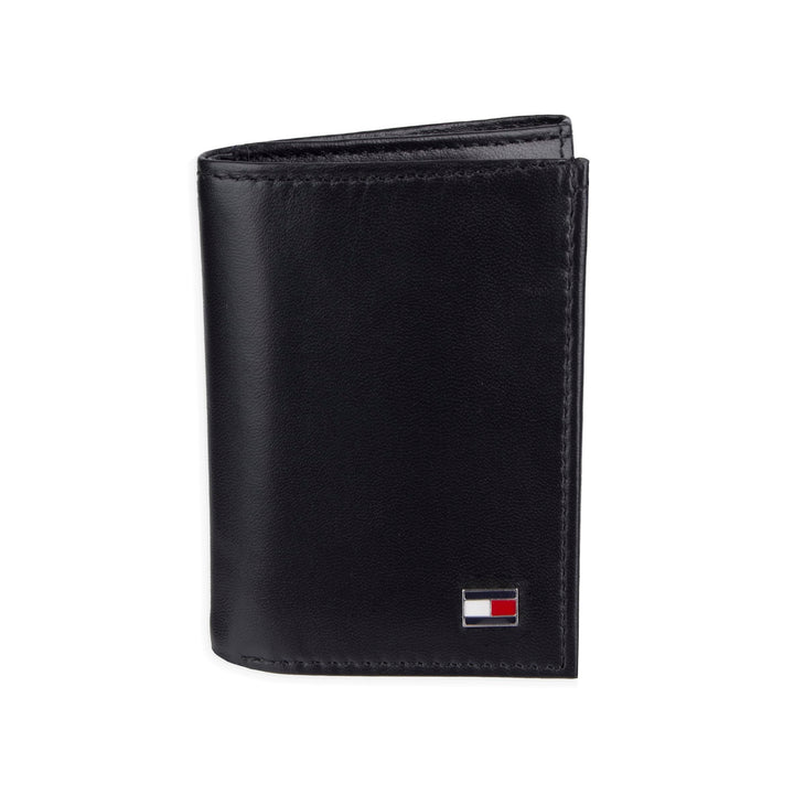Black Leather Men&#39;s Wallet (31TL11X018-001)