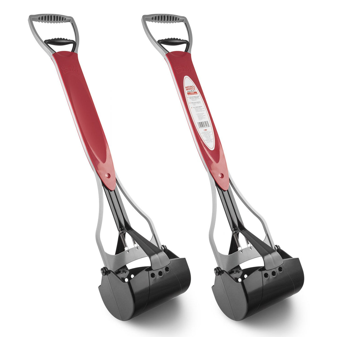 Nature&#39;s Miracle Non-Stick Advanced Jaw Scoop for Pet Waste Pick Up