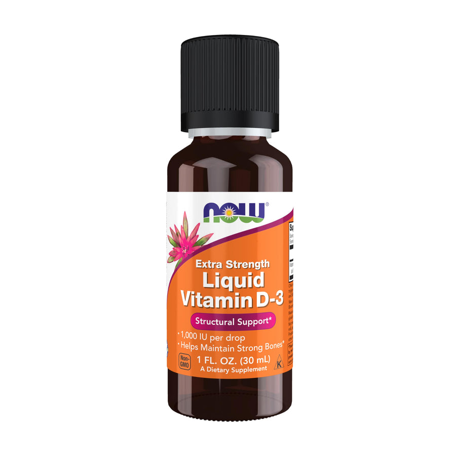 NOW Foods Supplements, Liquid Vitamin D-3, Extra Streng