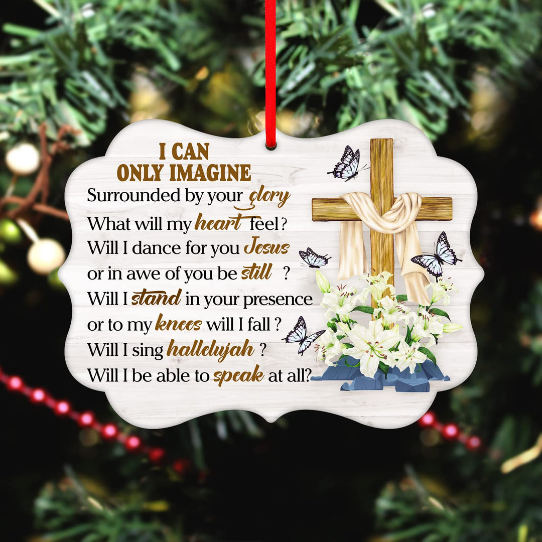 SICOHOME Religious Christmas Ornaments Christian Ornaments Unique Christian Ornaments for Christmas Tree Decorations Gifts Religious Easter Gift