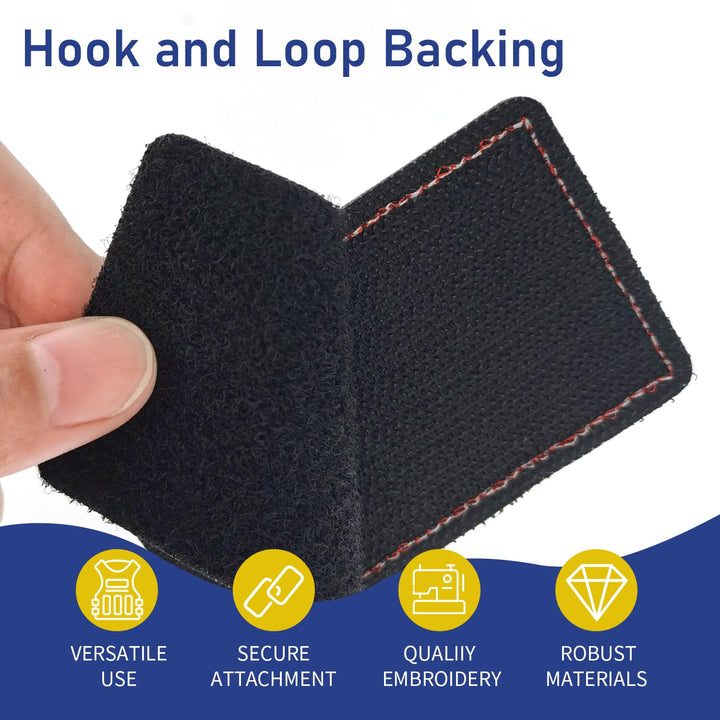 20 Pieces Random Morale Patches, Funny Tactical Patch, Hook and Loop Patch for Vest, Backpacks, Hat, Clothes, Etc