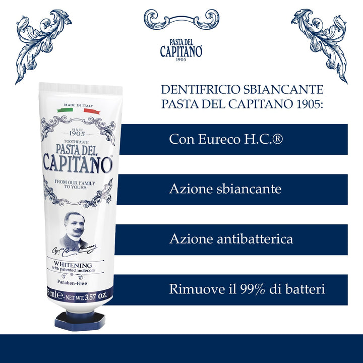 Pasta Del Capitano 1905 Whitening Toothpaste 75ml