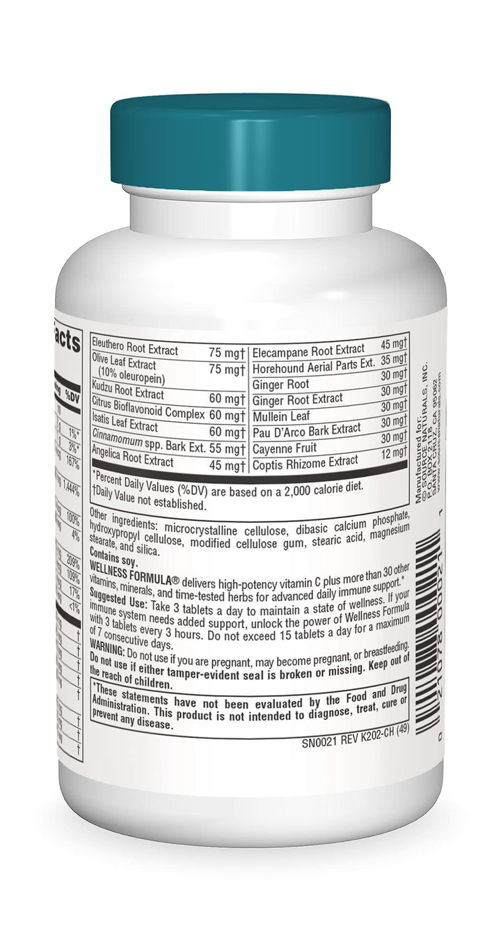 Source Naturals Wellness Formula Bio-Aligned Vitamins &