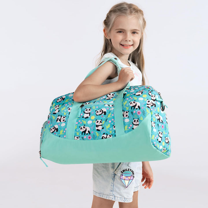 Kids Duffle Bag Girls Mermaid Duffle Bag for Kids Little Girls Overnight Bag for Kids Duffel Bags Weekender Travel Bag for Girls Sleepover Bag for Kids Toddler Gym Dance Bag Gift Purple