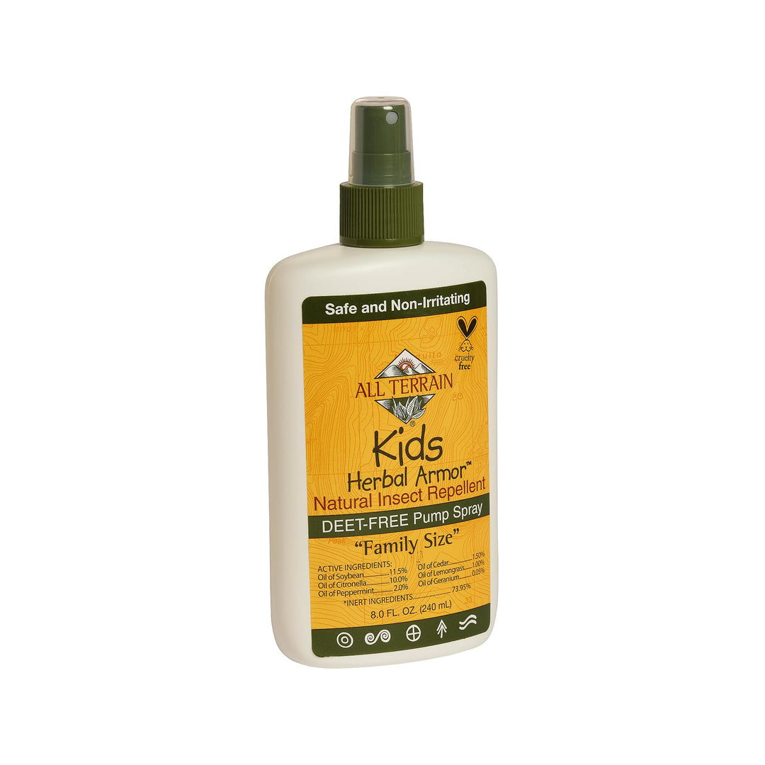 Kids Herbal Armor DEET-Free Pump Spray 8oz. Insect Repe