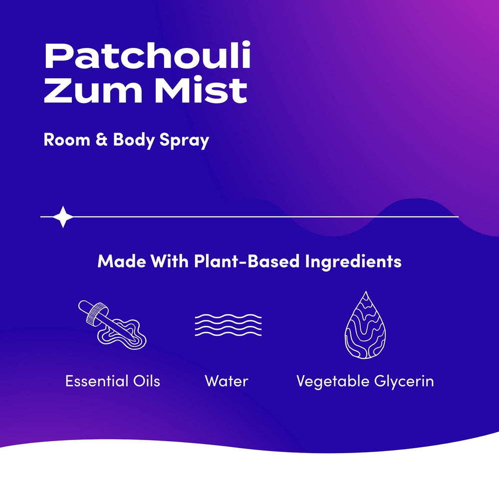 Indigo Wild Zum Mist Aromatherapy Spray, Patchouli, 4 F